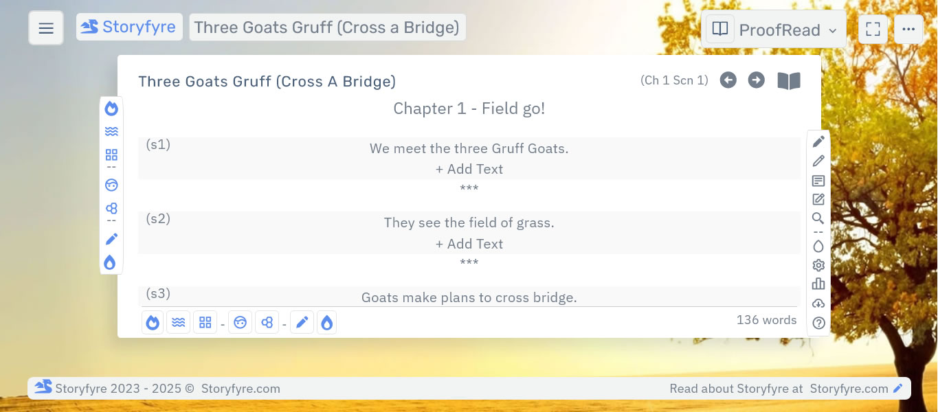 Storyfyre Pro ProofRead